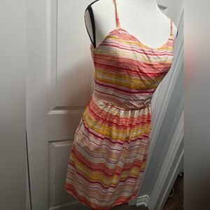 GAP Striped Sun Dress With Pockets!